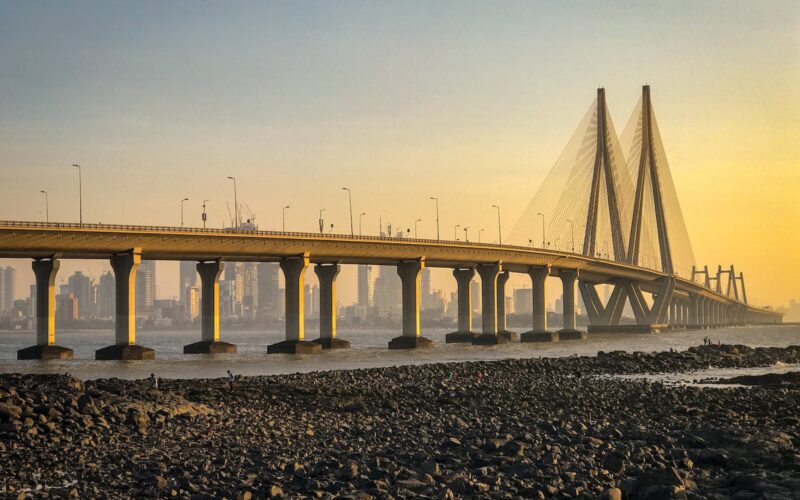 brown bridge during golden hour