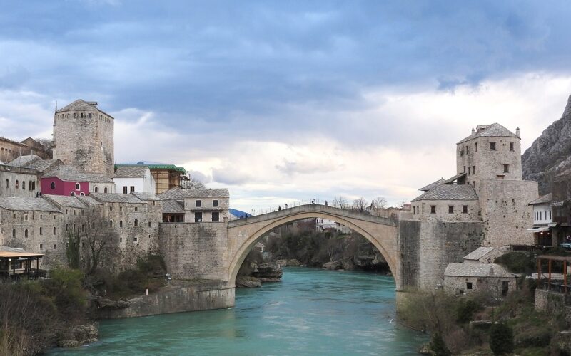 bosnia and herzegovina, mostar, bridge