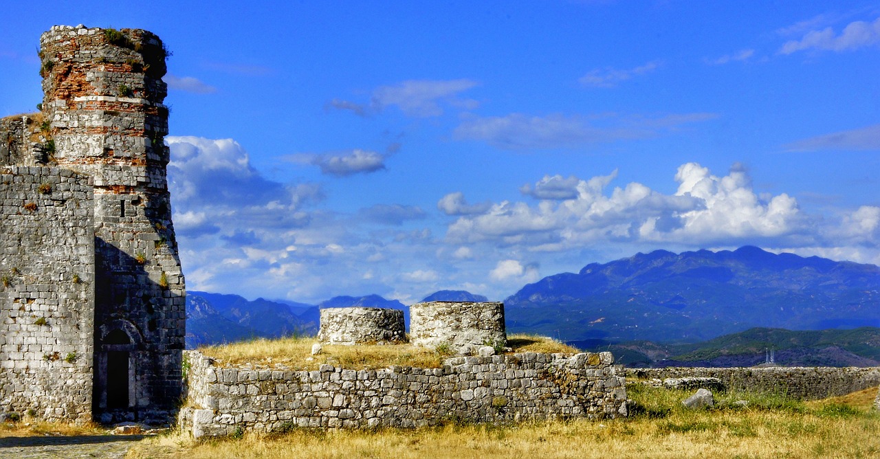 old, castle, ruin