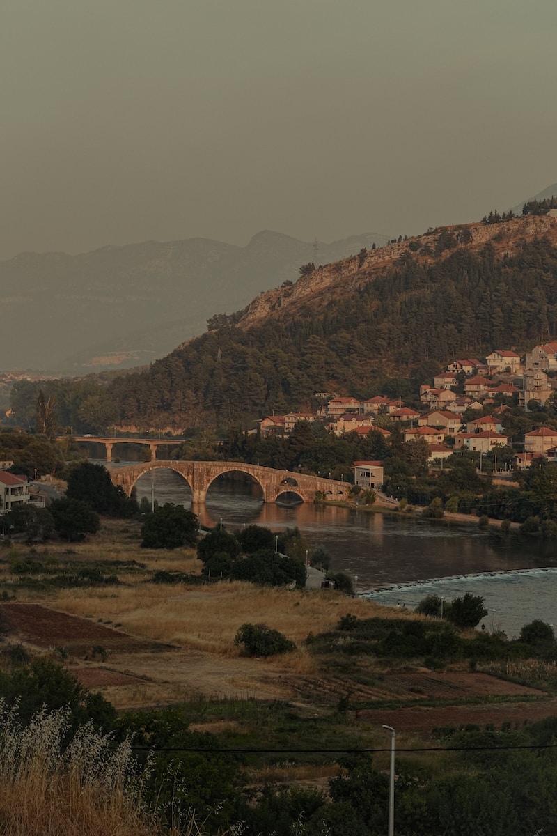 white bridge over the river