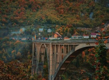 brown concrete bridge