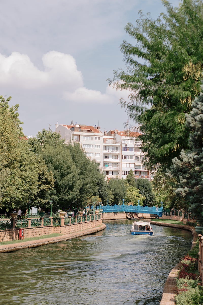 River in Eskisehir in Turkey