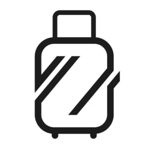 a black and white logo